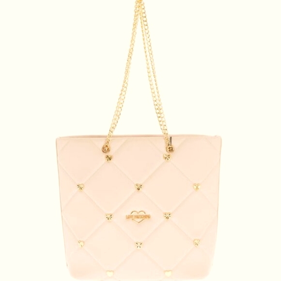 SALE! ✅ Love Moschino Embellished Quilted Heart Tote Shoulder Bag ✨ NWT - Picture 4 of 16